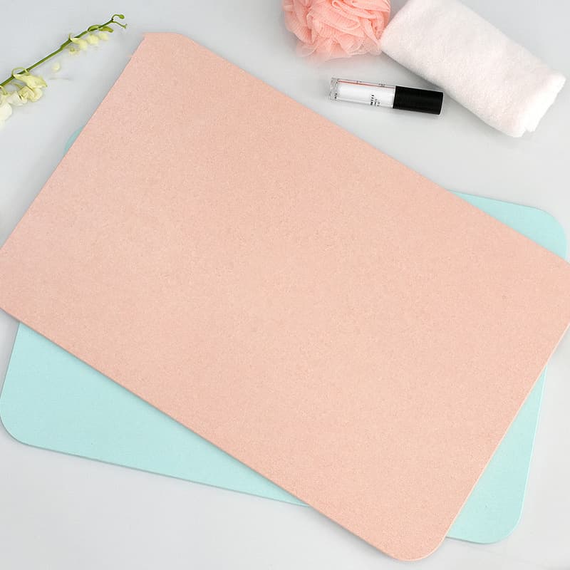 Custom Diatomaceous Earth Door Mat for Bathroom, Anti-Mold Foot Pad, Quick-Drying Absorbent Mat