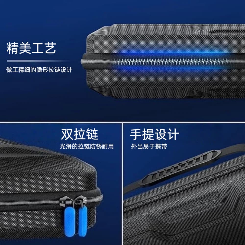 Hard Carrying Case for PS5 Portal, EVA Shockproof Handheld Box, Portable Protective Case for PS5 Streaming Handheld Console