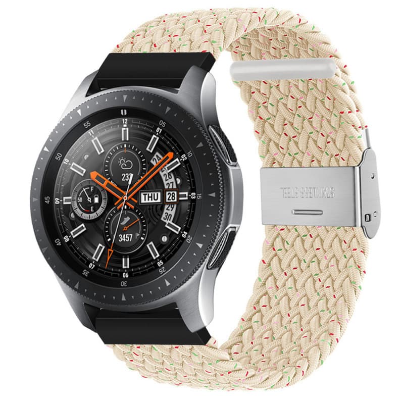 20/22mm Buckle Woven Nylon Watch Band for Samsung Galaxy Watch4 S3 Huawei GT2e