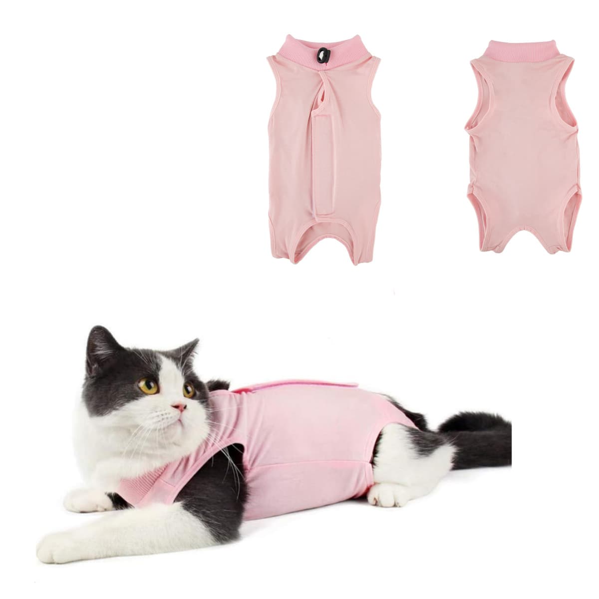 Amazon Cat Sterilization Clothing Kitten Weaning Suit Cat Post-Surgery Anti-Licking Pet Cat Sterilization Suit