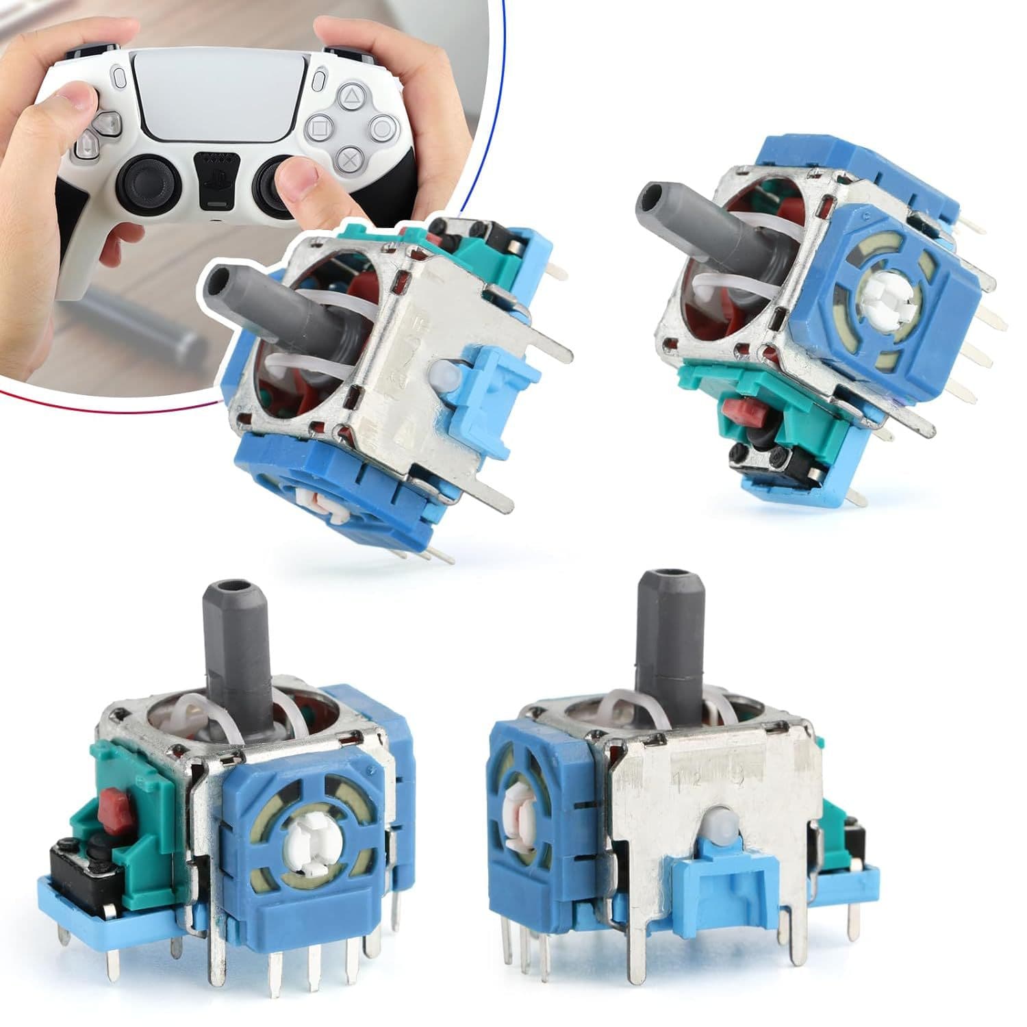 Original PS5 joystick PS5 blue green bottom handle joystick joystick ps5 wireless handle 2.3K joystick repair