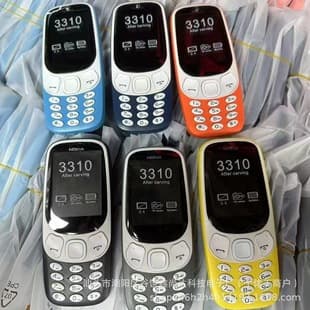 Cross-border 3310 Bar 2.4 inch Screen GSM 2G Non-smart Keypad Senior Feature Phone Dual SIM Phone Wholesale