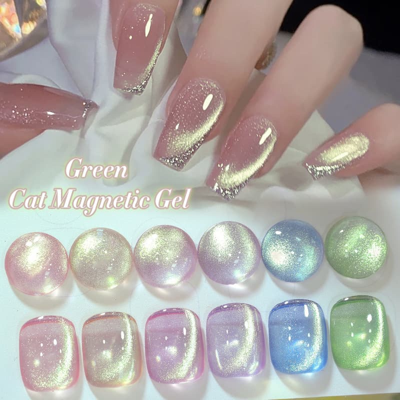 BORN PRETTY cross-border new Wizard of Oz series cat eye double light glitter crystal cat eye nail polish