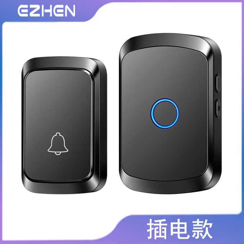 Cross-Border Hot-Selling Smart Wireless Home Doorbell with 60 Melodies, Five-Level Volume, and Long-Distance Digital Doorbell Pager