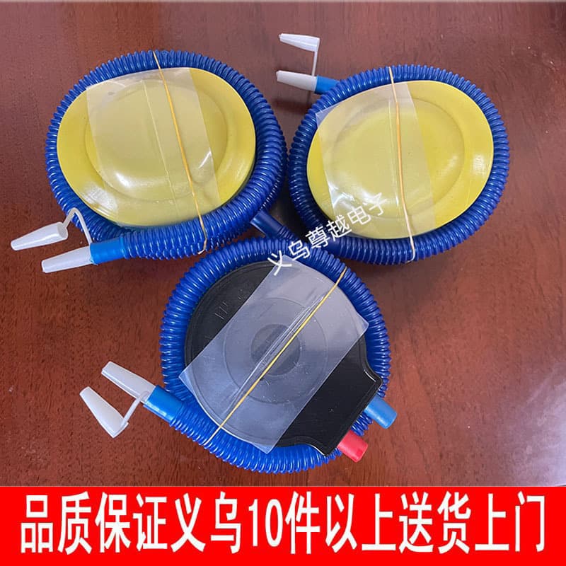4-inch foot pump inflator for yoga ball, balloon, swimming pool ring, foot-operated