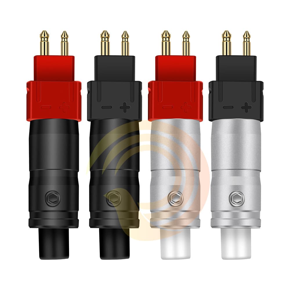 Que Yin Fang HD580 HD600 HD650 pins red blue aluminum shell threaded plastic gold-plated HD580 pins