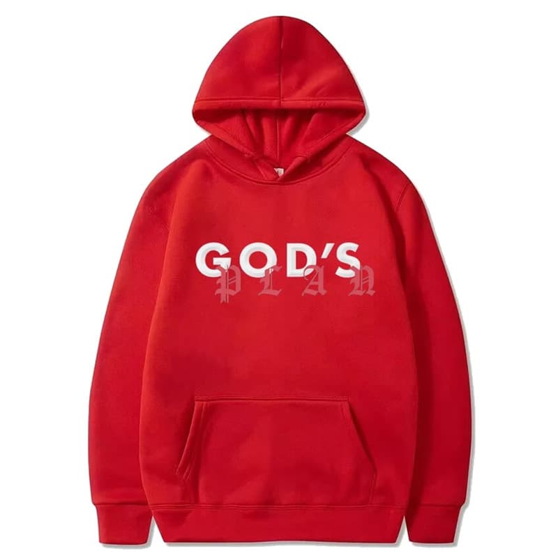 Rapper Drake album God's Plan Graphic Hoodies 2025 Men Women