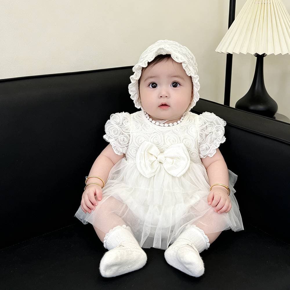 Baby Clothes Summer Dress Princess Dress New Style for Young Infants Girls Full Moon 100-Day Banquet Zhuazhou Formal Dress