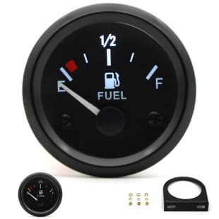 2 inch 52MM Black Face Fuel Gauge Car Gauge Modified Car Instrument