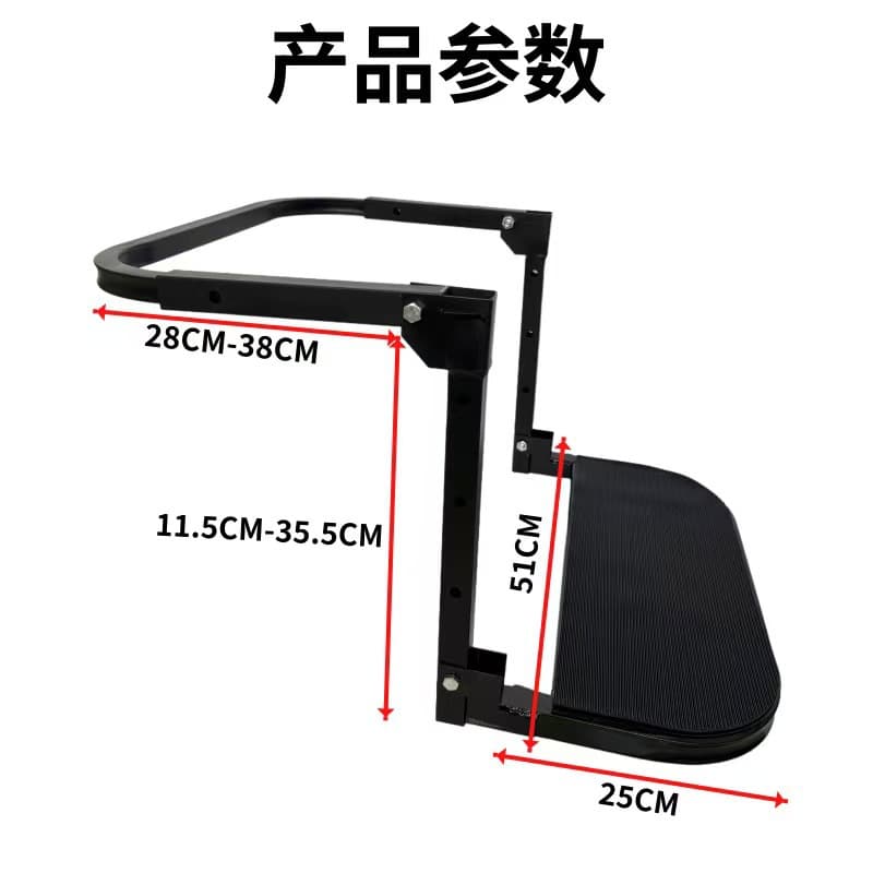 Car Tire Step Ladder Pedal Vehicle Climbing Ladder Off-Road SUV Folding Telescopic Ladder for Roof Rack Access