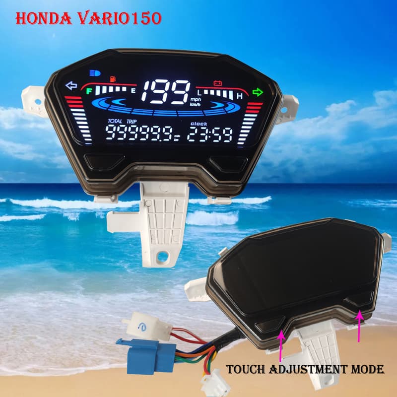Exported to Southeast Asia, suitable for Honda VARIO150 digital instrument cluster, click 125cc speedometer