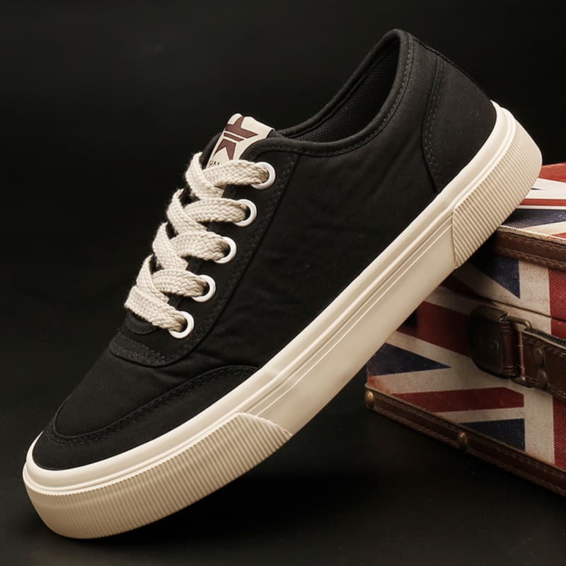 Shanbu 25819 Men's Soft Sole Casual Shoes New Spring Autumn Trendy Men's Cloth Shoes Korean Style Versatile Fashion