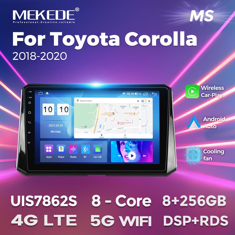 For Toyota Corolla 2018-2019 Car Large Screen Android Navigation