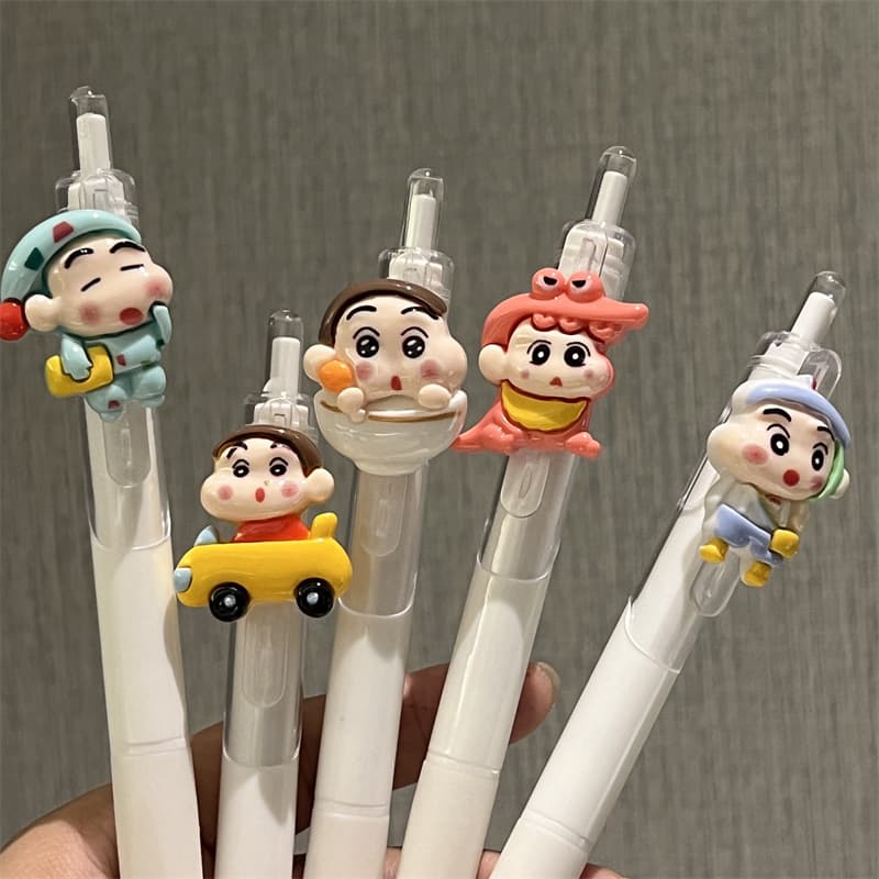 Cute High-Attractiveness Pendant Pen for Boys Students Writing New Push-Type Spring Tip Quick-Drying Pen
