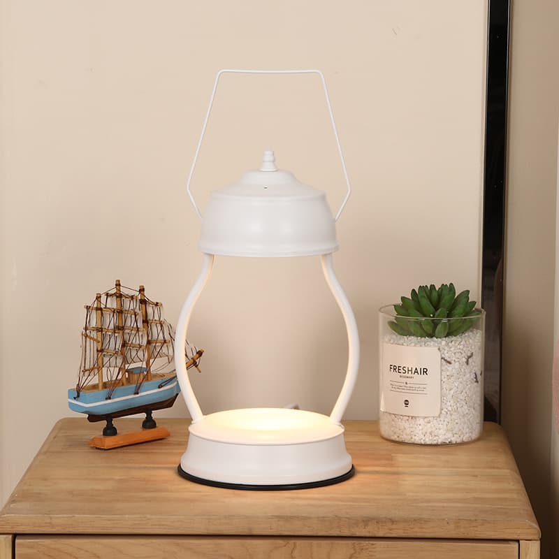 Custom Cross-border Wholesale Amazon Wax Melt Lamp, European-style Ornament, Candle Warmer, Simple Bedroom Light with Timer and Dimmer
