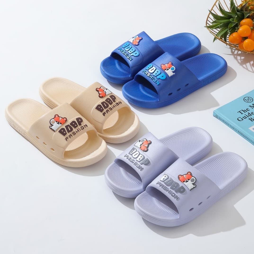 Simple Trendy Men's One-Strap Slippers, Home Slippers, Fit Foot Shape, Comfortable Cloud-Like Feel, Home Non-Slip Slippers Wholesale