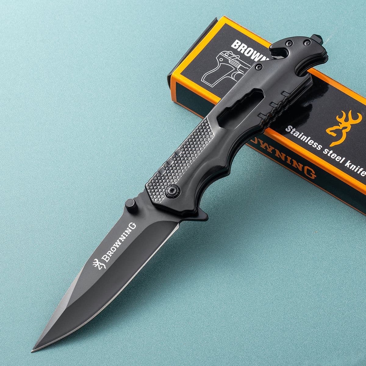 Camping Knife Outdoor Multi-function Knife G10 Tactical Self-defense Knife Outdoor Survival Knife Wholesale for Cross-border Trade