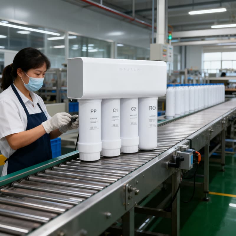 Factory Customized A9 Reverse Osmosis Water Purifier, Household Direct Drinking Under-Sink Integrated Pure Water Machine, High Flow Filter