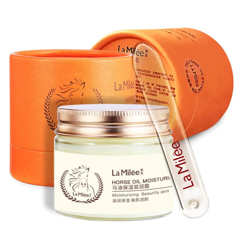 Laimay Horse Oil Moisturizing Cream, Hydrating and Nourishing Face Cream, Cosmetics and Skincare Product