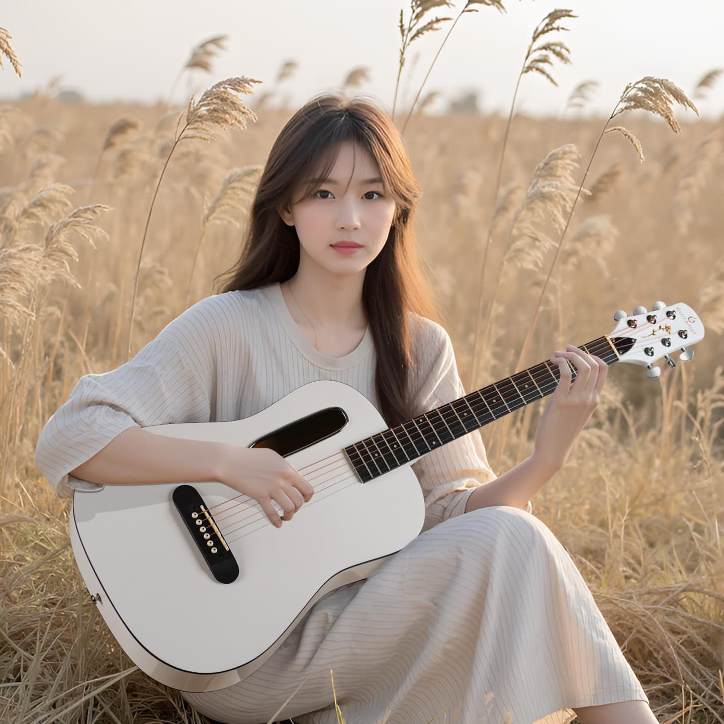 Wholesale Folk Guitar 39 Inch Solid Top Beginner Acoustic Guitar Jita All Basswood