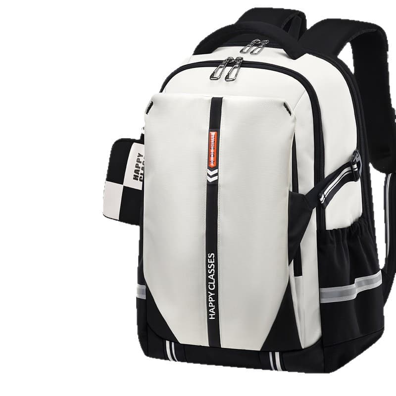 New Cross-Border Middle School Student Backpack Large Capacity Spine Protection Casual Lightweight Double Shoulder Bag