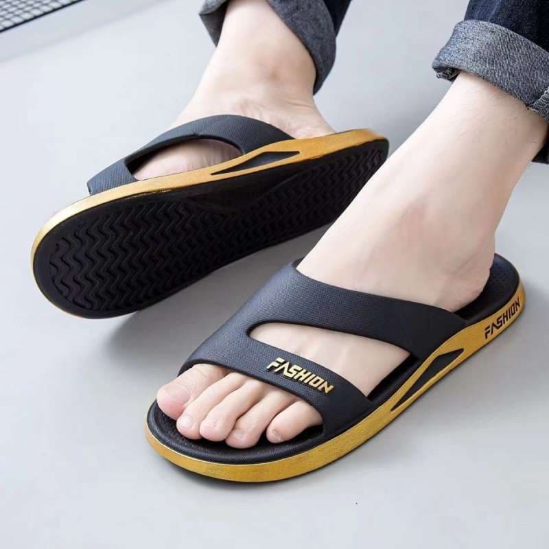 Dopamine Slippers Men's Sports Outdoor Summer Anti-Slip Anti-Odor Wear-Resistant Indoor/Outdoor Home Beach Sandals