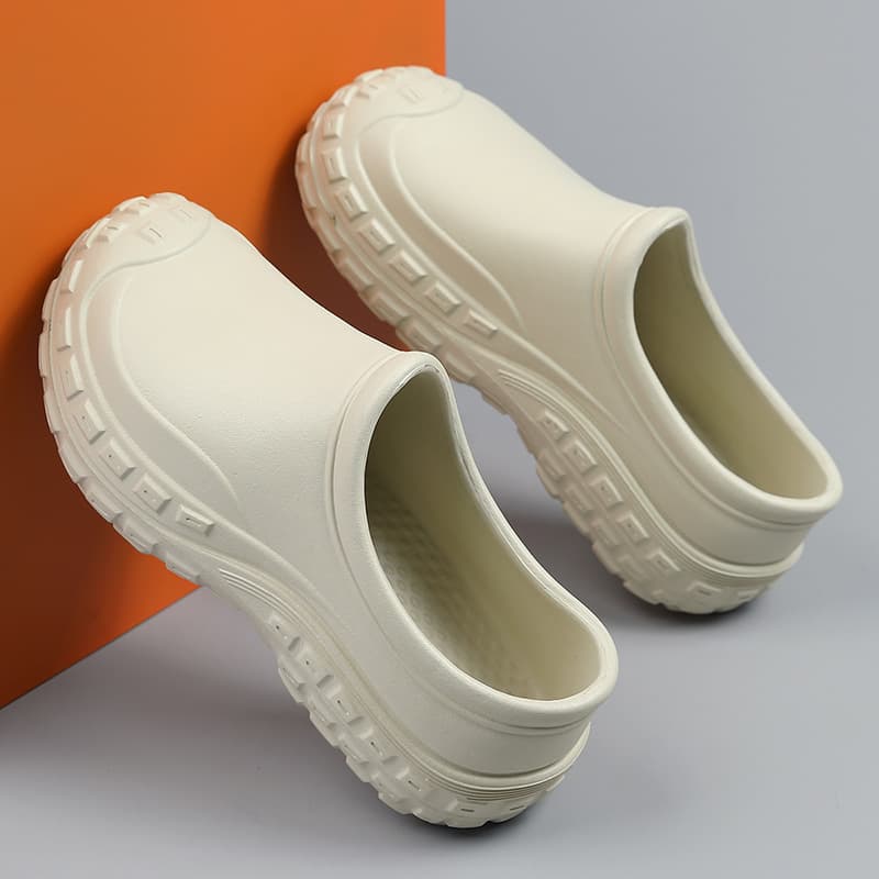 Lightweight Men's Chef Shoes Non-Slip Waterproof Oil-Resistant Restaurant Hotel Kitchen Shoes Fashionable Nurse Shoe Covers
