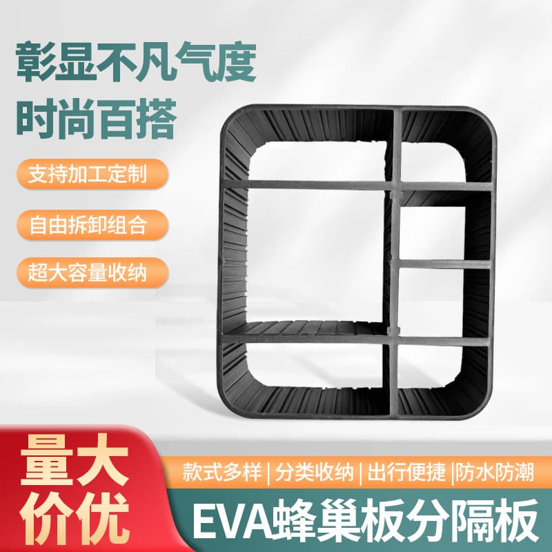 Custom Makeup Bag Inner Frame Partition Removable Activity EVA Honeycomb Frame Luggage Inner Support Baffle Partition Customization
