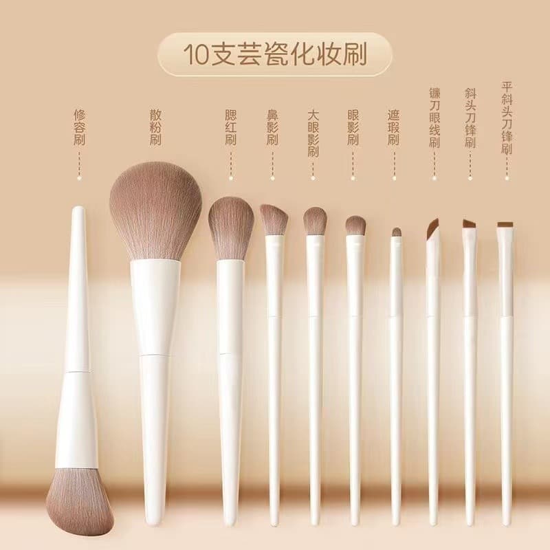Beginner Makeup Brush Set Eyeshadow Brush Soft Bristle Full Set Blush Brush Powder Brush Contour Brush Starter Brushes
