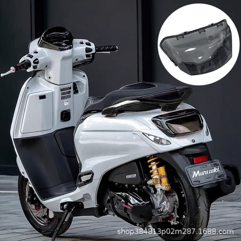Motorcycle Rear Brake Light Protective Cover Tail Light Decorative Cover for Honda GIORNO 125 Modification