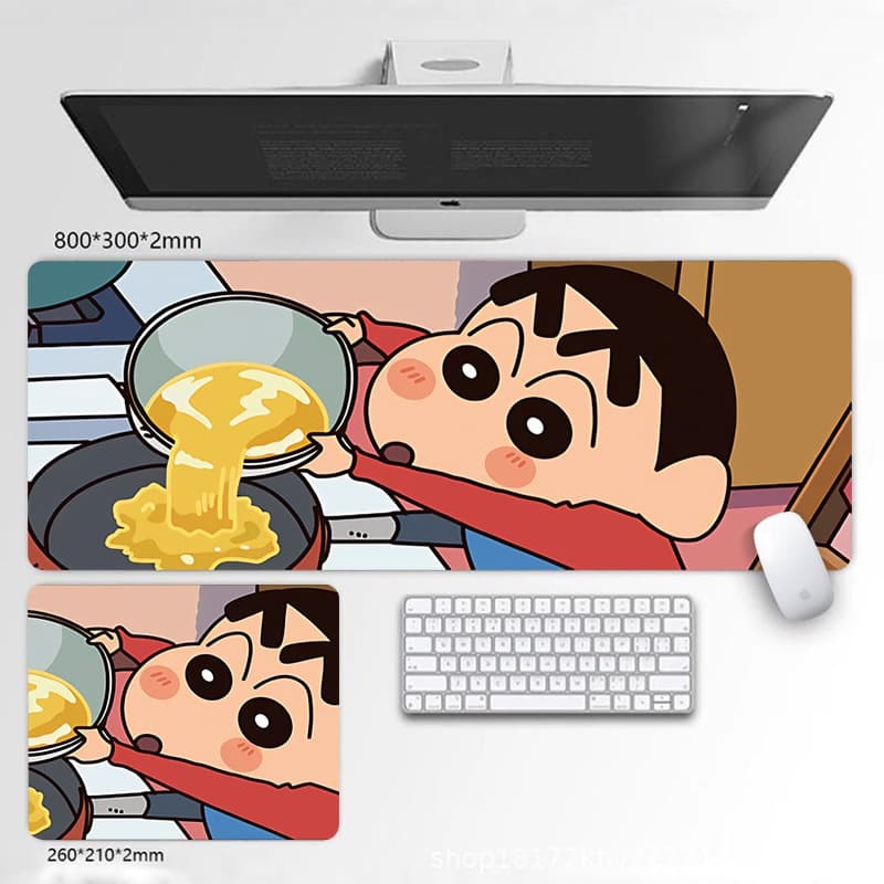 Crayon Shin-chan Gaming E-Sports Mouse Pad Factory Direct Large Premium Cross-Border Office Computer Desk Mat