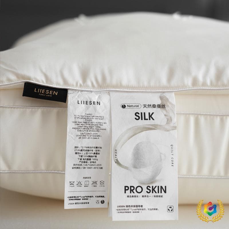 ✅ A-Class Ultra-Soft Loose Mulberry Silk Pillow Core, Single Pack, Home Comfort Sleep Silk Pillow
