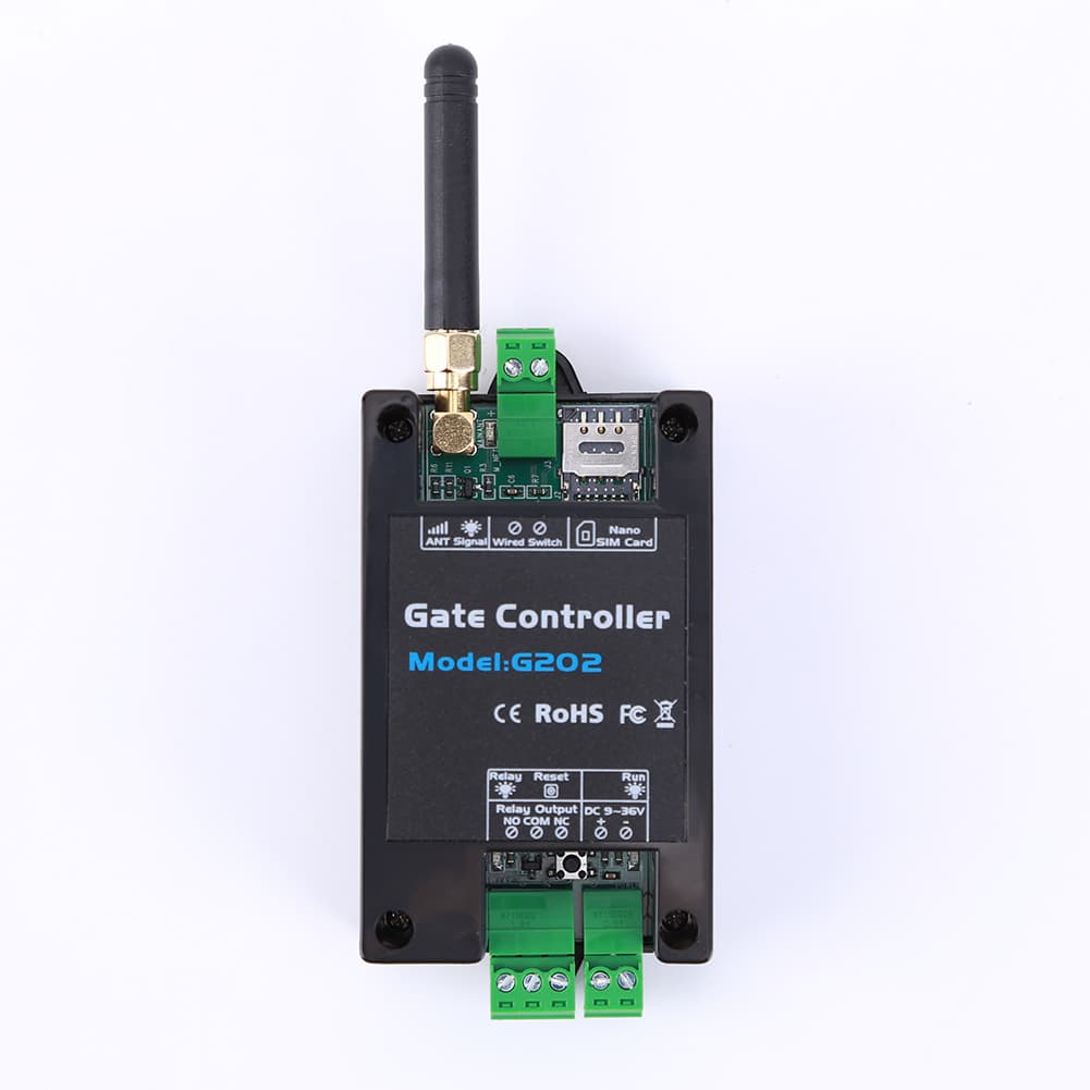GSM Remote Access Control Door Opener Relay Controller Mobile Remote Door Switch G202 Access Controller