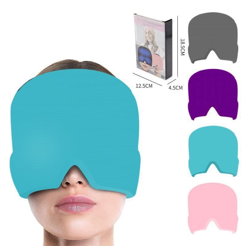 Amazon Temu Gel Ice Head Wrap Cold Compress Headband Cooling Gel Ice Head Wrap Face Cold Compress Headband