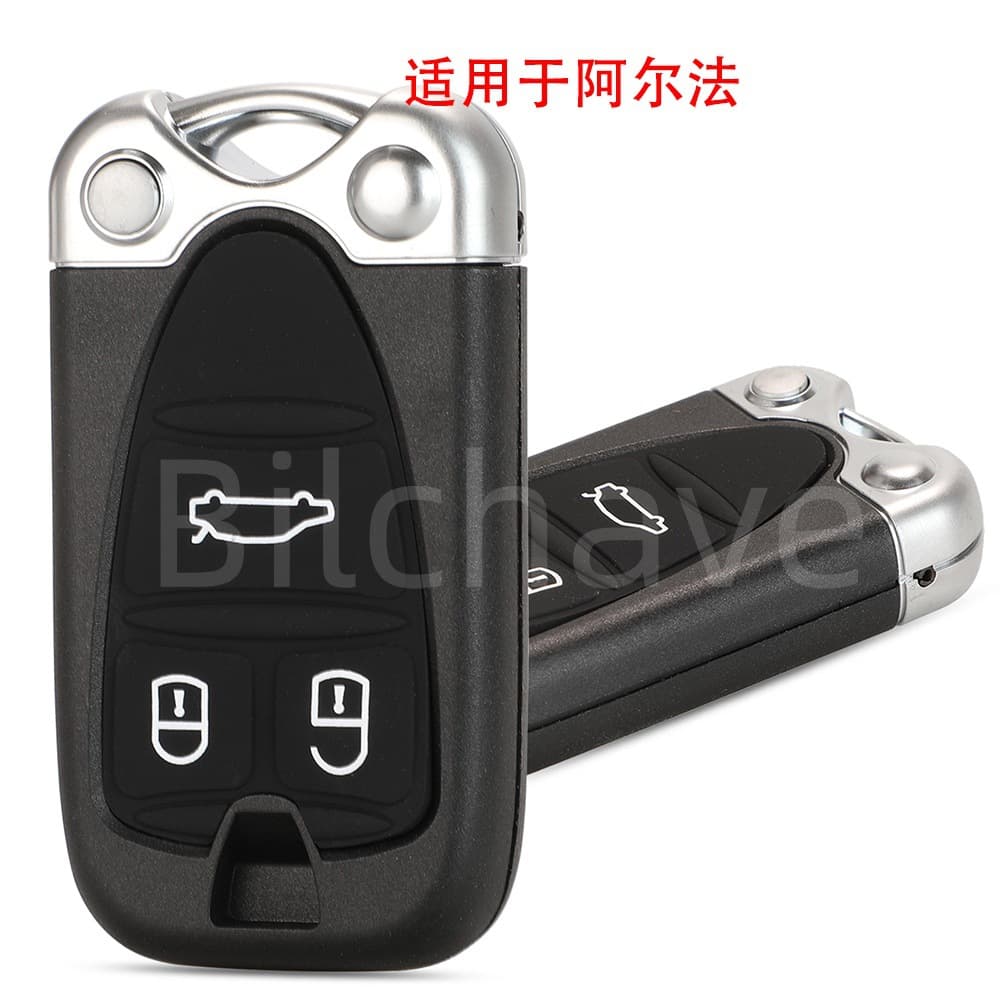 Replacement Remote Key Shell for 3-Button Alfa Romeo Smart Card Key