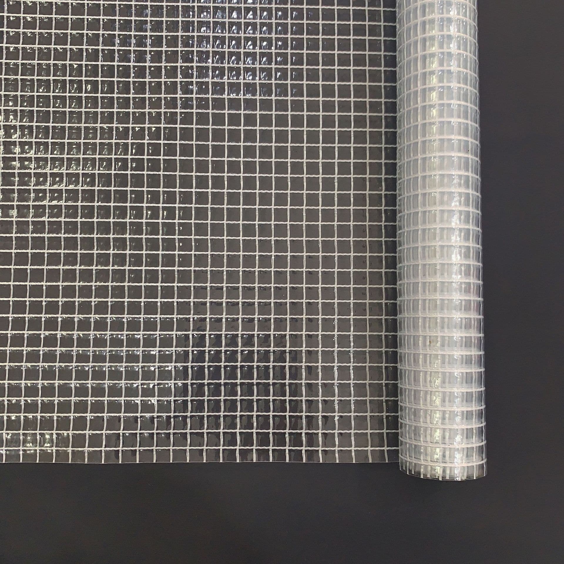 In stock, fast shipping. Transparent PVC mesh curtain, anti-static PVC mesh curtain, large mesh size 1cm*1cm. Raw material.