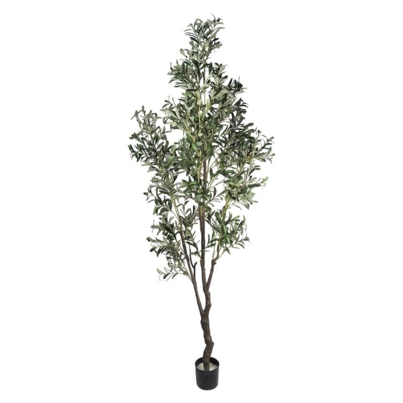 Artificial Olive Tree Large Floor Decoration for Indoor Living Room, Removable Potted Plant Custom Artificial Plant Pot
