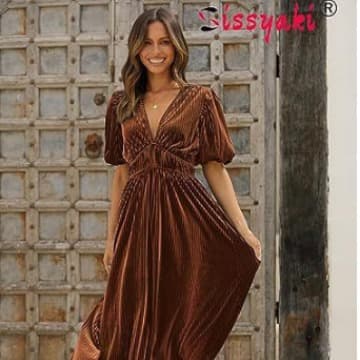 2023 Women's Velvet Dress Wedding Guest Dress Fall 2023 Dress