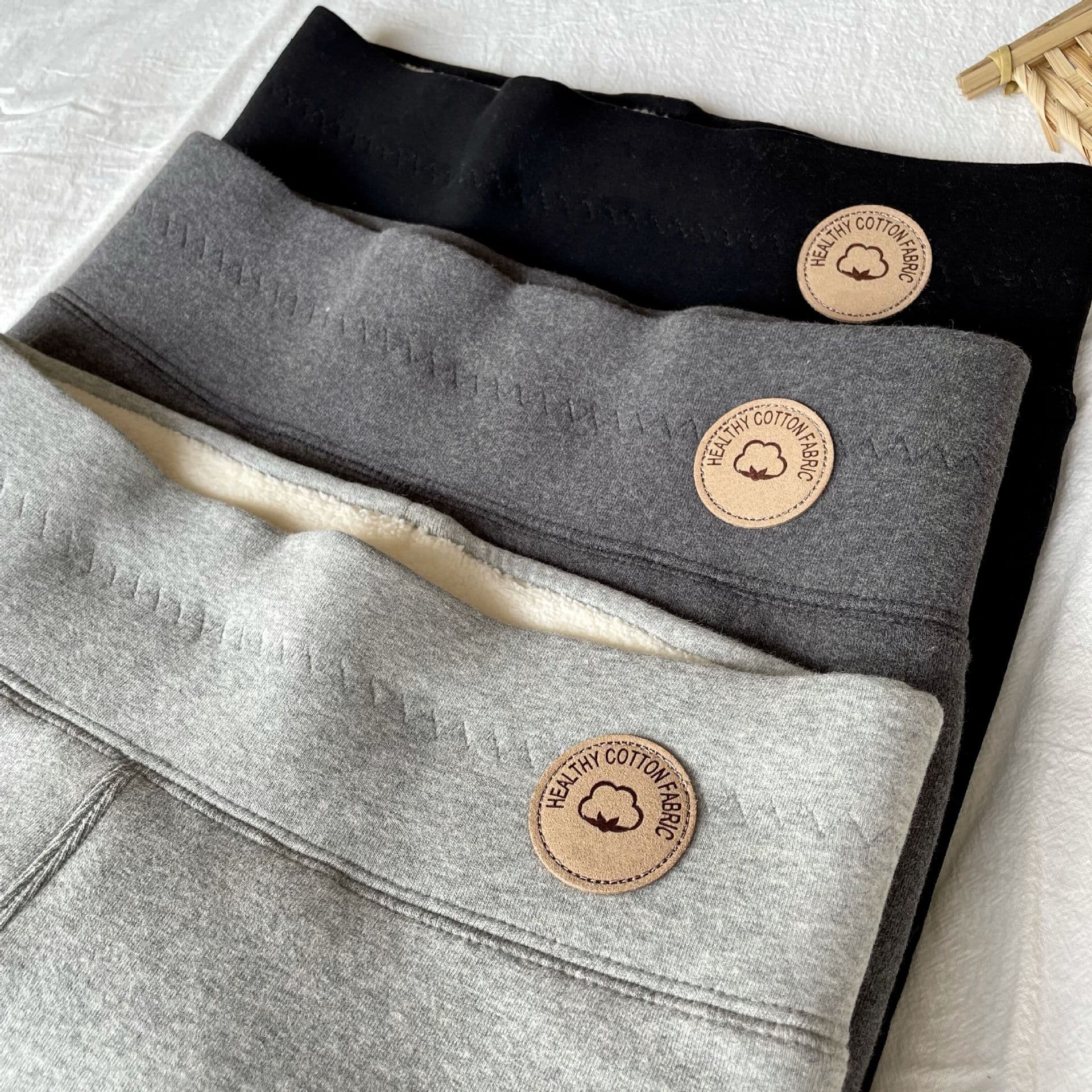 96% Pure Cotton Lamb Wool Leggings, Thickened 600g, Winter High-Waisted Nine-Point Thermal Pants, Plus-Size Outerwear Cotton Pants