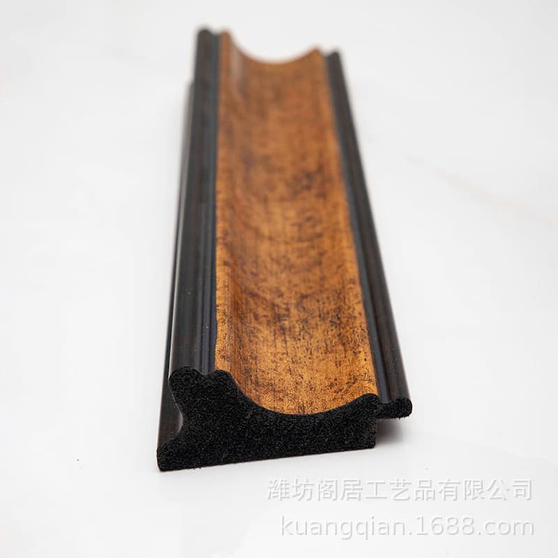 Wholesale PS Foam Line Retro Old Photo Frame Decorative Oil Painting Frame Photo Studio Wall Frame 3866