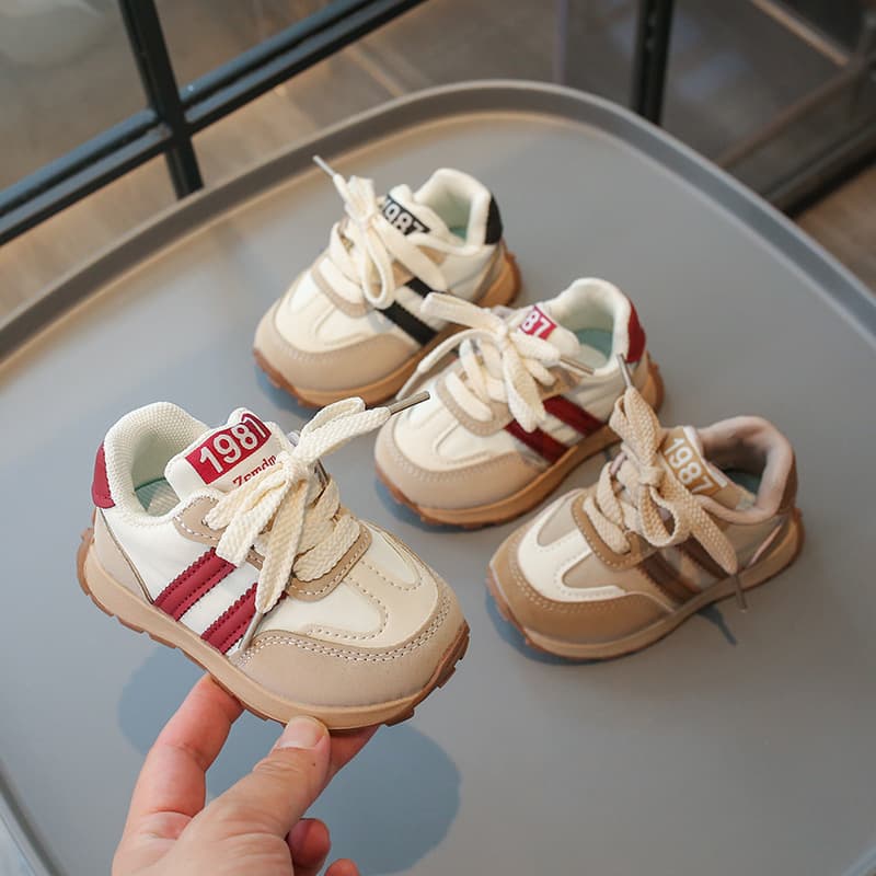 2025 Spring/Autumn New Toddler Baby Shoes Boys Girls Soft Sole Walking Shoes Children Running Sneakers Agility Shoes