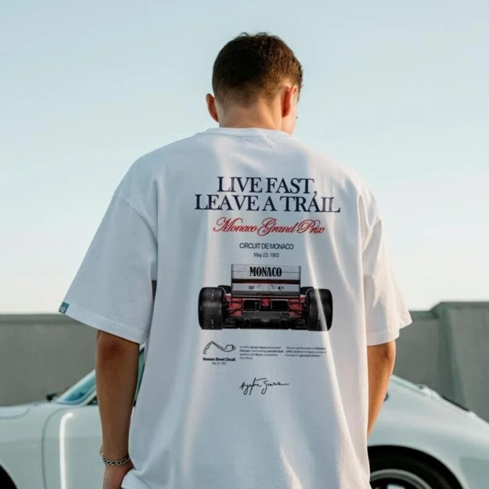 Ayrton Senna Formula 1 Graphic T-Shirts Gym T-Shirts Men's T-Shirts