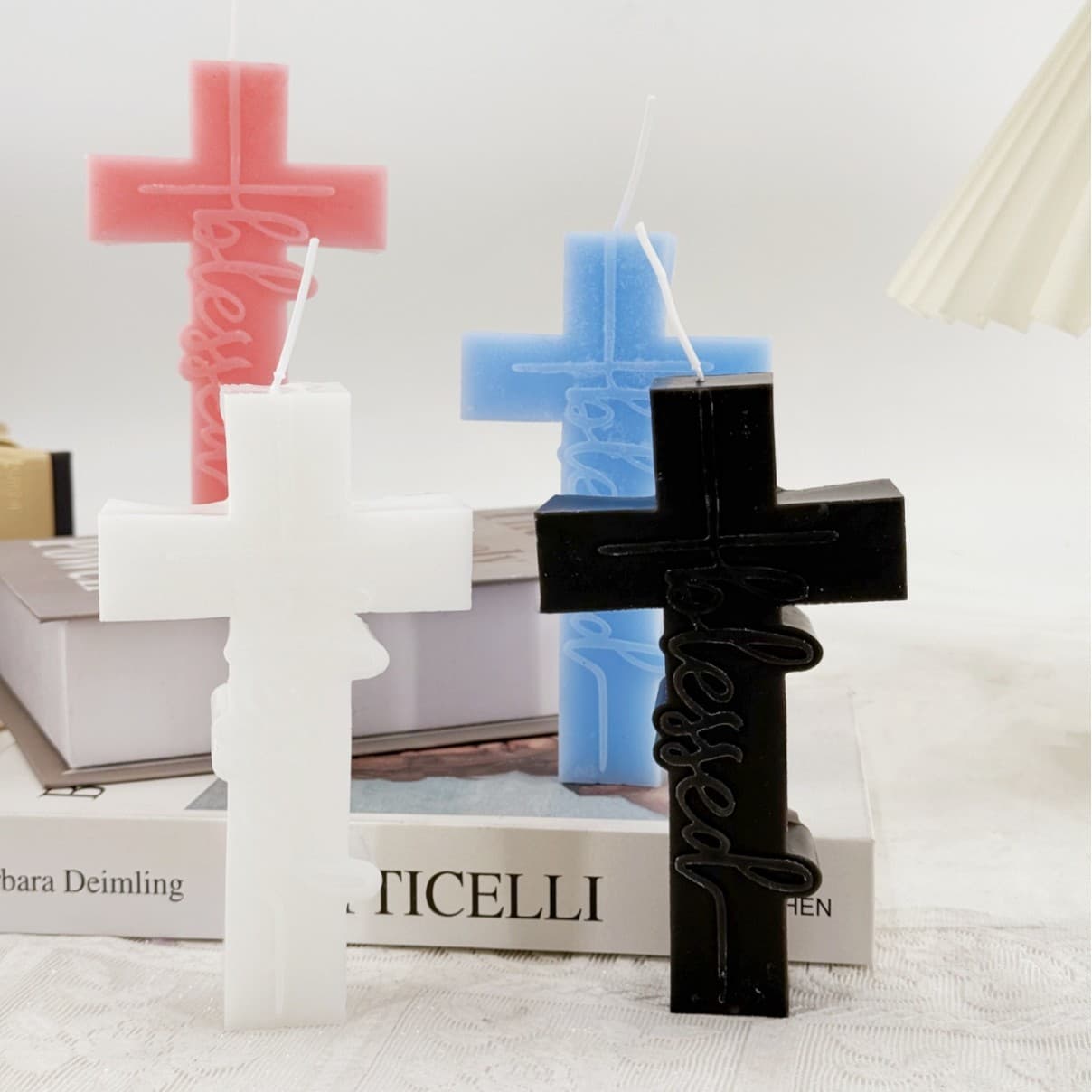 Cross Shape Scented Candle, Easter Candle, Holiday Candle, Gift for Others Candle