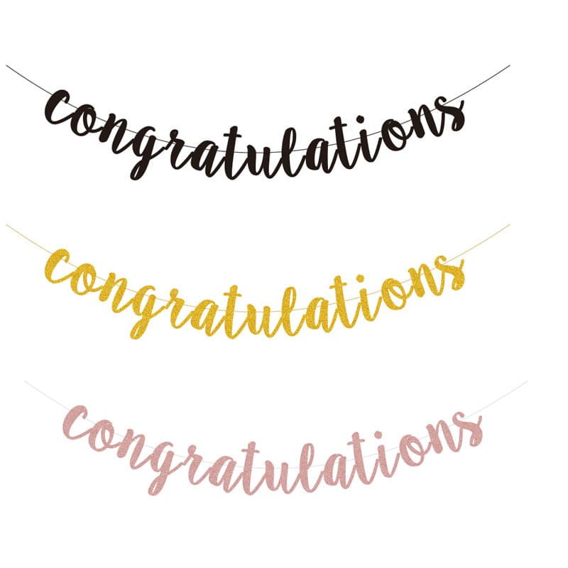 2026 Congratulations Graduation Banner Party Decoration Graduation Bunting