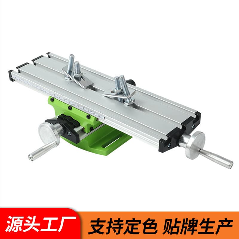 6300 Mini Strong Multi-Function Cross Work Table Cross Slide Table Home Mini Milling Machine Micro Bench Drill Milling Machine