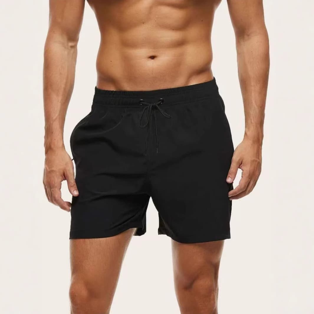 Cross-border foreign trade men's shorts men's American muscle fitness sports three-point pants casual swimming quick-drying beach pants