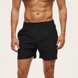 Cross-border Trade Men's Shorts, American Style Muscle Fitness Training 3/4 Shorts, Casual Swim Quick-Dry Beach Shorts