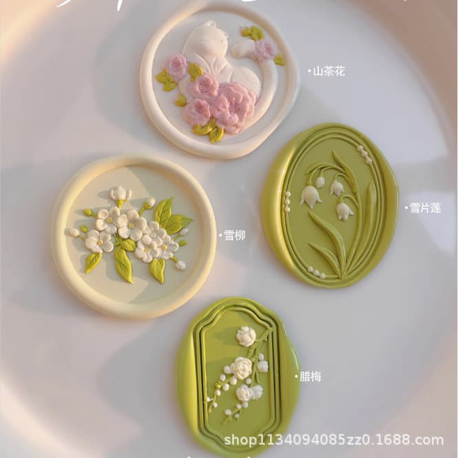 Zinc Alloy Fire Seal Stamp Head Wholesale Irregular Relief Classical Style Personalized Custom Made Stamp for Gifting And Special Occasions