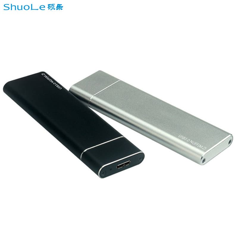 USB 3.0 Metal NGFF Solid State SSD Serial SATA Protocol to External M.2 Mobile Hard Drive Enclosure