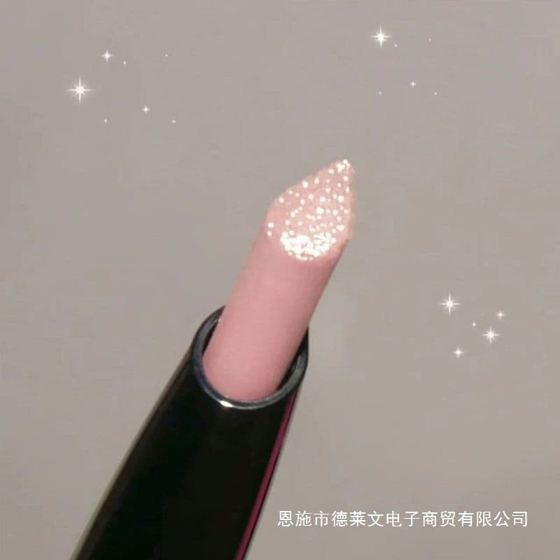 Multi-Purpose Pencil! Intense Glitter Highlighter Under-Eye Bag Pencil with Pearl Fine Sparkle Diamond Two-in-One Shiny Liquid Eyeshadow